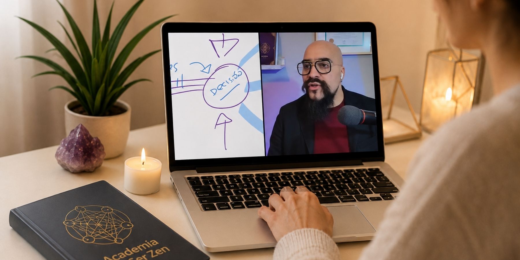 Sesiones espirituales online de Academia Un Ser Zen